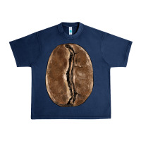 Navy coffee bean Urban Heavy Tee - BarkalooDesign