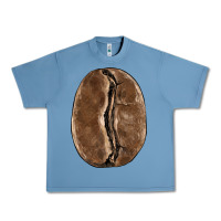 Pebble Blue coffee bean Urban Heavy Tee - BarkalooDesign