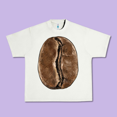 Coffee Bean Urban Heavy Tee Designed By Barkaloodesign