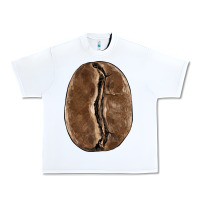 White coffee bean Urban Heavy Tee - BarkalooDesign
