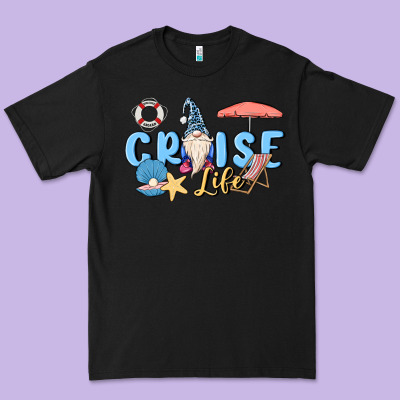 Cruise Life Sailor Gnome Premium Tee Designed By Maliassmallbusiness
