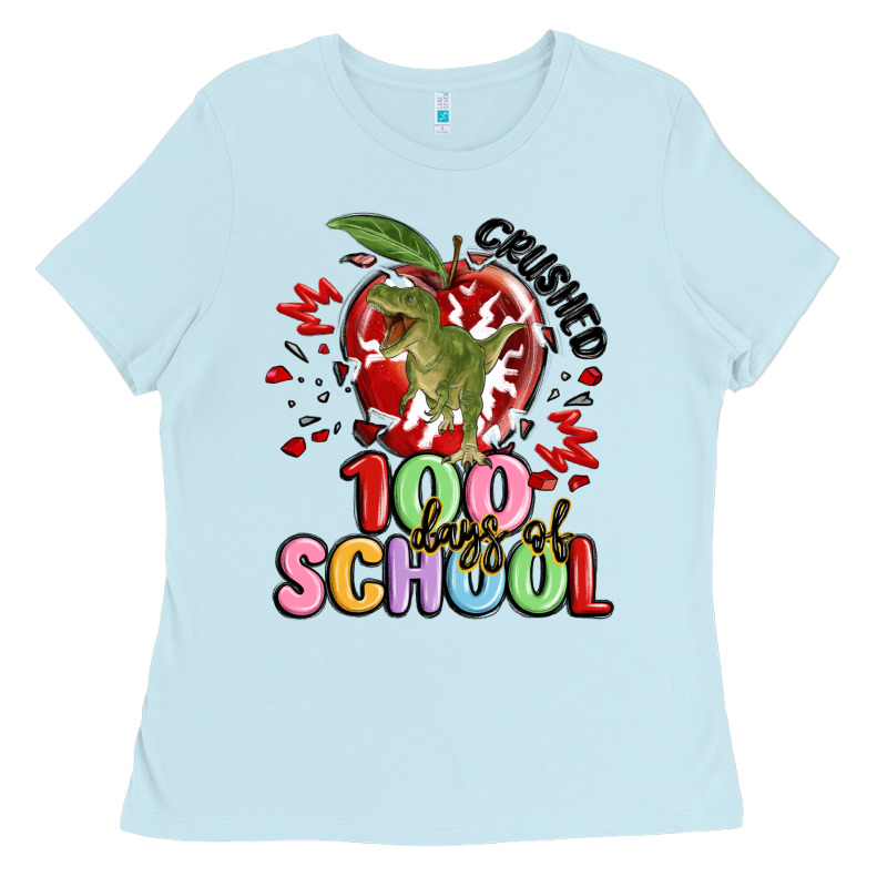 Crushed 100 Days Of School Ladies Tee by MaliasSmallBusiness | Teevron