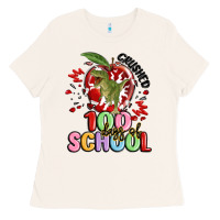 Bone crushed 100 days of school Ladies Tee - MaliasSmallBusiness