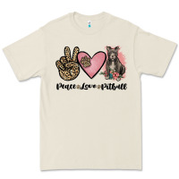 Bone peace love pitbull Premium Tee - JahusDesignShop