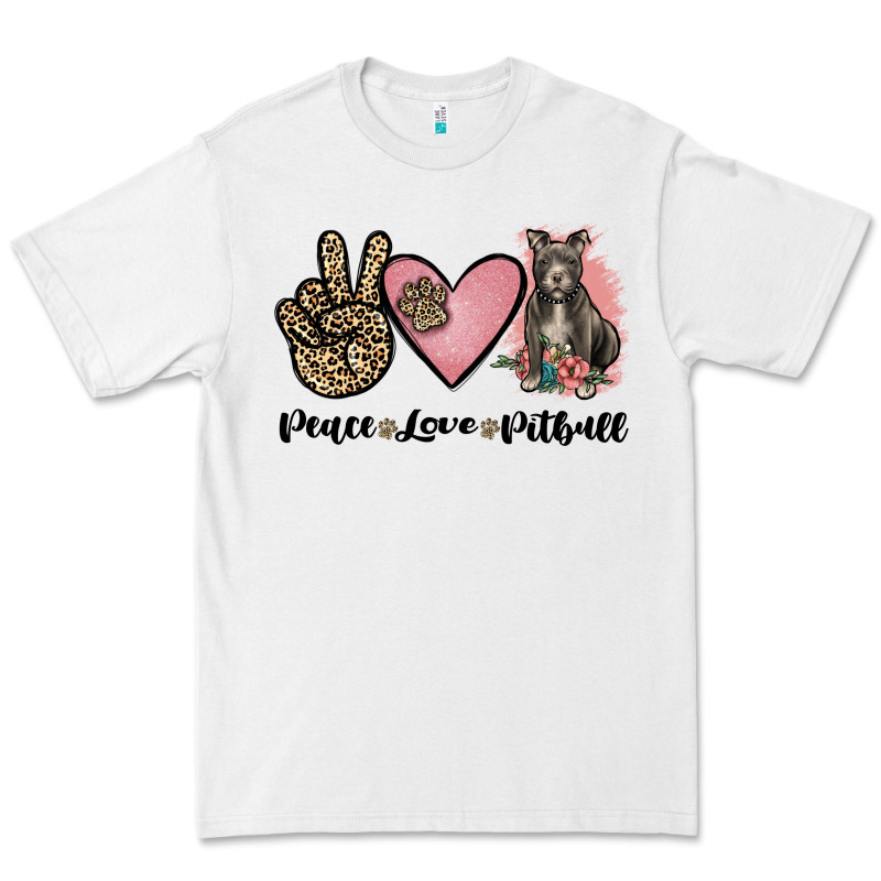 Peace Love Pitbull Premium Tee by JahusDesignShop | Teevron