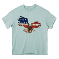 Arona 4th july eagle Heavy Core Tee - MaliasSmallBusiness