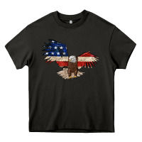 Asphalt 4th july eagle Heavy Core Tee - MaliasSmallBusiness