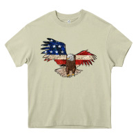 Mossy 4th july eagle Heavy Core Tee - MaliasSmallBusiness