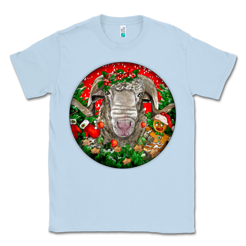 Christmas Rambouillet Sheep Classic Tee by LillyAllenDesigns | Teevron