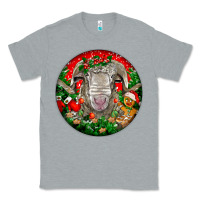 Heather Grey christmas rambouillet sheep Classic Tee - LillyAllenDesigns