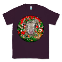 Plum christmas rambouillet sheep Classic Tee - LillyAllenDesigns