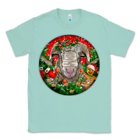 Seafoam christmas rambouillet sheep Classic Tee - LillyAllenDesigns