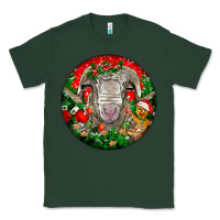 Sports Green christmas rambouillet sheep Classic Tee - LillyAllenDesigns