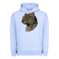 Pigment Grape Ice Jaguarundi Head Urban Hoodie - LillyAllenDesigns