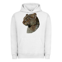 Pigment Lunar Rock Jaguarundi Head Urban Hoodie - LillyAllenDesigns