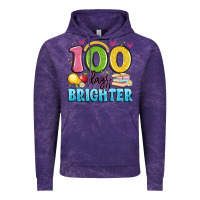 Cloud Purple 100 days brighter Vintage Hoodie - Artiststas