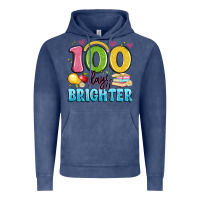 Vintage Denim 100 days brighter Vintage Hoodie - Artiststas