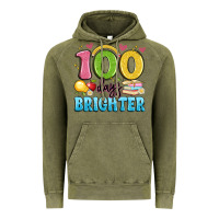 Vintage Olive 100 days brighter Vintage Hoodie - Artiststas