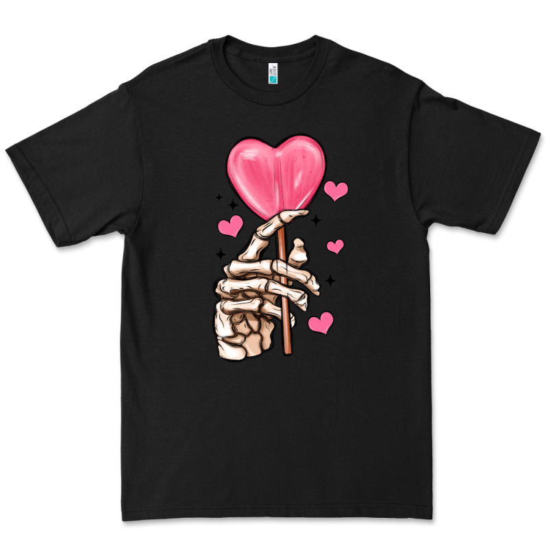 Skeleton Hand With Sugar Valentines Day Premium Tee by MaliasSmallBusiness | Teevron