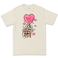 Bone skeleton hand with sugar valentines day Premium Tee - MaliasSmallBusiness