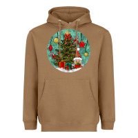 Toasted Coconut christmas tree and gnome Heavyweight Hoodie - BundleAndBundleShop