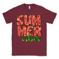 Burgundy summer vibes Classic Tee - JahusDesignShop
