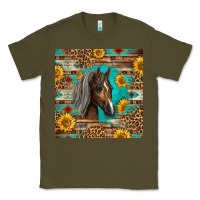 Army Green western tennessee horse Classic Tee - LillyAllenDesigns