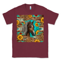 Burgundy western tennessee horse Classic Tee - LillyAllenDesigns