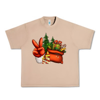 Burro christmas santa claus peace hand Urban Heavy Tee - Jasminsmagicworld