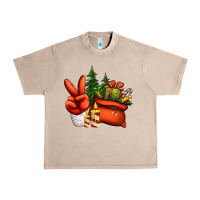 French Oak christmas santa claus peace hand Urban Heavy Tee - Jasminsmagicworld