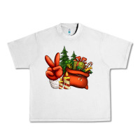 Lunar Rock christmas santa claus peace hand Urban Heavy Tee - Jasminsmagicworld