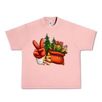 Salmon christmas santa claus peace hand Urban Heavy Tee - Jasminsmagicworld