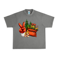 Tornado christmas santa claus peace hand Urban Heavy Tee - Jasminsmagicworld