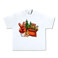 White christmas santa claus peace hand Urban Heavy Tee - Jasminsmagicworld