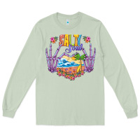 Matcha Salty soul Long Sleeve Tee - NancyCooperArtShop
