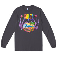 Smoke Salty soul Long Sleeve Tee - NancyCooperArtShop
