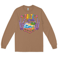 Toasted Coconut Salty soul Long Sleeve Tee - NancyCooperArtShop