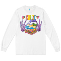White Salty soul Long Sleeve Tee - NancyCooperArtShop