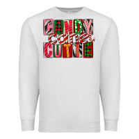 Oatmeal Heather Candy Cane Cutie Premium Sweatshirt - FaDigitalArtStudio