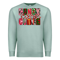 Seafoam Candy Cane Cutie Premium Sweatshirt - FaDigitalArtStudio