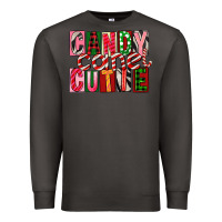 Smoke Candy Cane Cutie Premium Sweatshirt - FaDigitalArtStudio