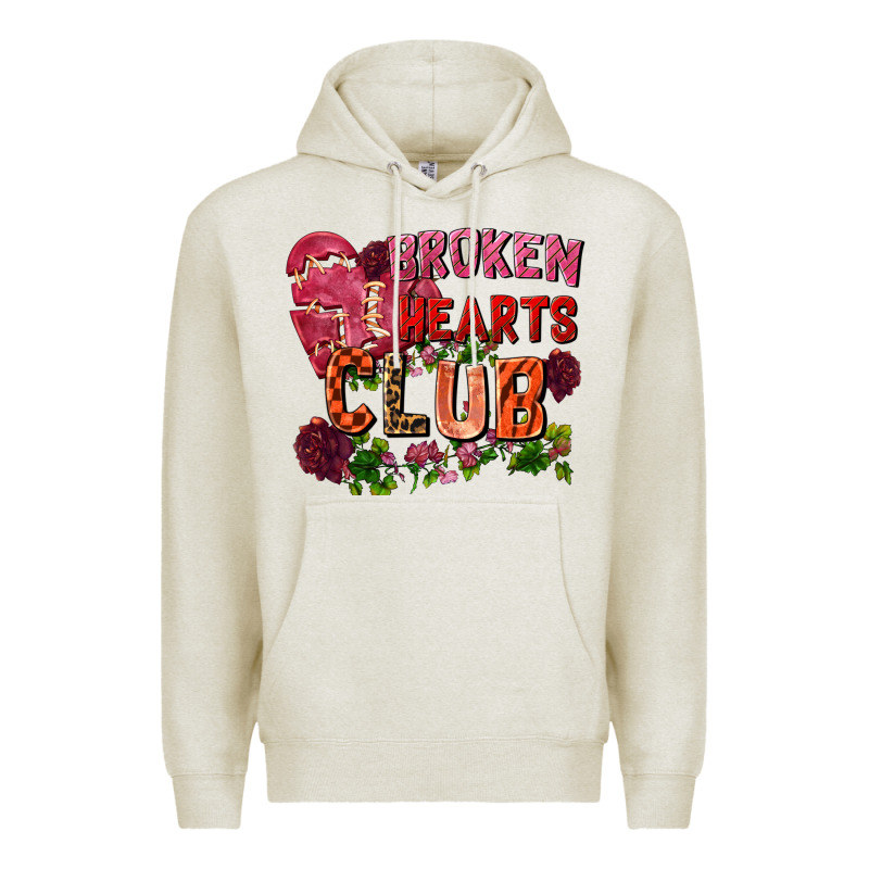 Broken Heart Club Premium Hoodie by FaDigitalArtStudio | Teevron