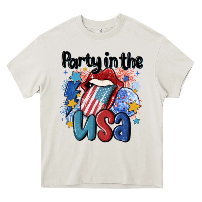 Party In The Usa Heavy Core Tee by MaliasSmallBusiness | Teevron