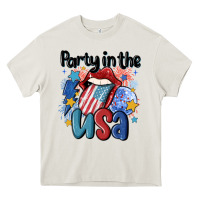 Cream party in the usa Heavy Core Tee - MaliasSmallBusiness