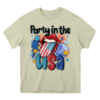 Mossy party in the usa Heavy Core Tee - MaliasSmallBusiness