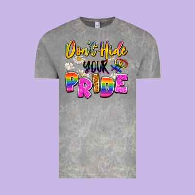 Don't Hide Your Pride Vintage Tee Designed By Artiststas