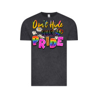 Vintage Black don't hide your pride Vintage Tee - Artiststas
