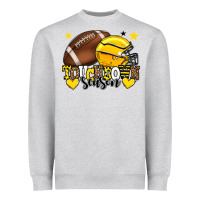 Touchdown Season American Football Yellow Team Heavyweight Sweatshirt | Teevron