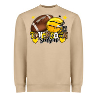 Mushroom Touchdown season American Football yellow team Heavyweight Sweatshirt - HowdyJamesFarm