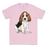 Bubblegum Pink beagle puppy Classic Tee - LillyAllenDesigns